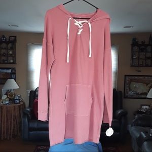 Hooded Tunic sweatshirt NWT